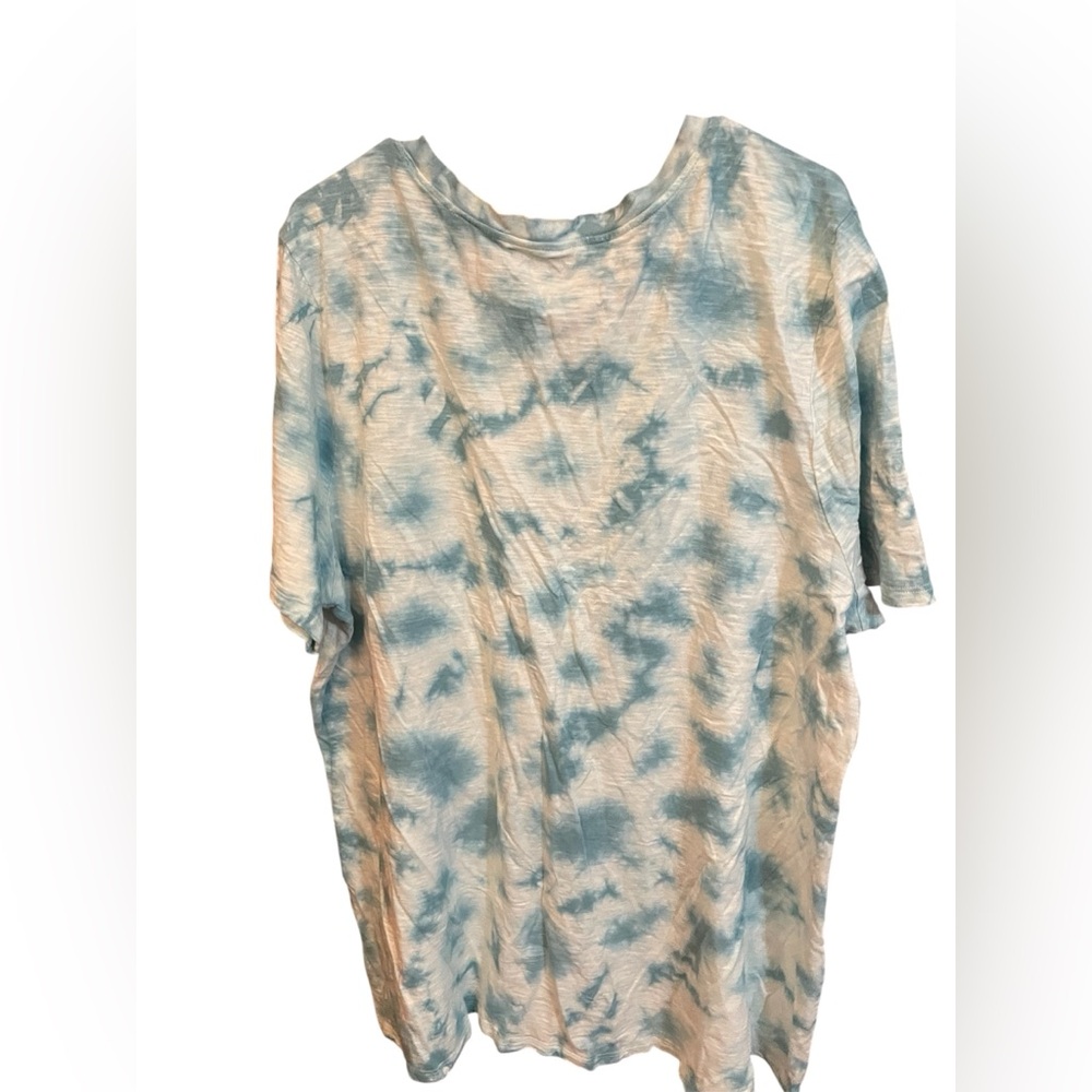 Lane Bryant Blue Tie-Dye Women's Top -Size 22/24 - Picture 2 of 3